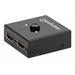 4K Bi-Directional 2-Port HDMI Splitter/Switch, 4K@30Hz, Manual Selection, Passive (No Power Required