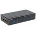 7-Port Industrial USB 3.0 Hub, Seven USB 3.0 Type-A Ports, 20 kV ESD Protection, A/C, Bus and Termin