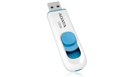 ADATA C008 Flash 64GB, USB 2.0, White