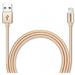 ADATA Sync & Charge Lightning kabel - USB A 2.0 C89, 100cm, hliníková, zlatá