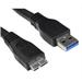 Akyga kabel USB 3.0 A-microB 1.8m/černá