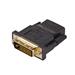 Akyga konvertor DVI-M 24+1/HDMI-F/ABS/černá