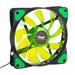 Akyga ventilátor 120mm MOLEX 33 LED zelená