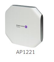Alcatel-Lucent OmniAccess Stellar AP1221 - Dual radio 2x22 4x44 802.11a/b/g/n/ac MU-MIMO AP, integrated antenna, 1x GbE, 1x USB o