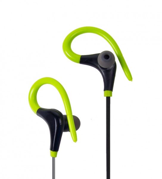 Aligator Sportovní bezdrátová sluchátka FR301X s mikrofonem, černo/zelená