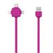 Allocacoc USBcable USB-C Pink