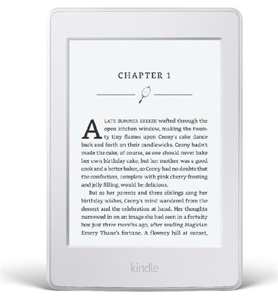 AMAZON e-book reader Kindle PAPERWHITE 3 2015/ 6" E-ink displej/ 4GB/ Wi-Fi/ SPONZOROVANÁ VERZE/ bílá