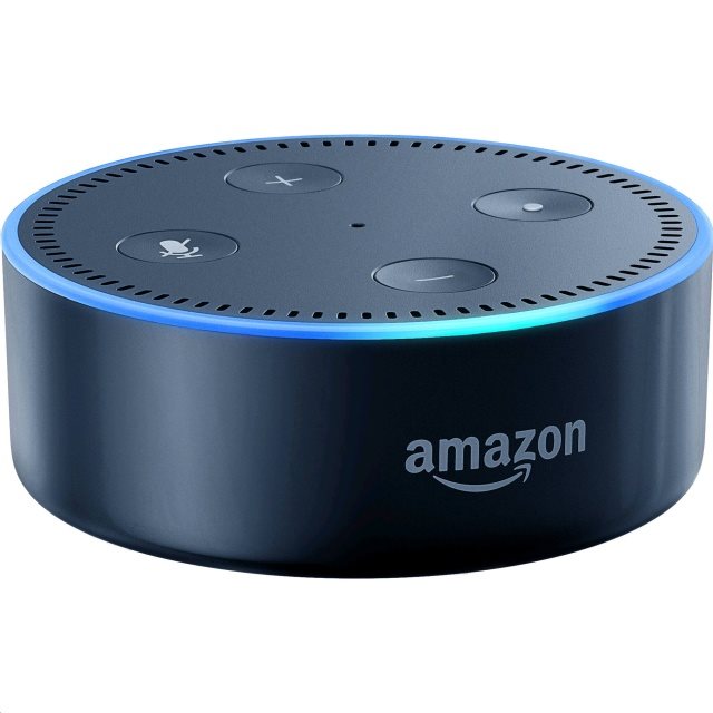 Amazon Echo Dot, hlasový asistent 2. generace, černý