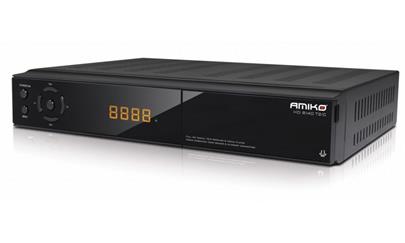 AMIKO DVB-T2/C HD přijímač 8140 CXE/ Full HD/ čtečka Conax/ HDMI/ USB/ RS232/ SCART/ LAN