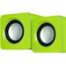 ARCTIC S111 (Lime) - Portable USB powered speakers