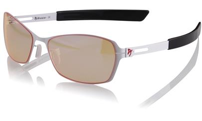 AROZZI herní brýle VISIONE VX-500/ bíločerné obroučky/ jantarová skla