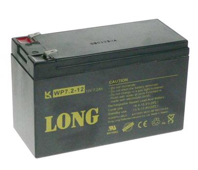 Baterie Long WP7.2-12 (12V/7Ah - Faston 250)
