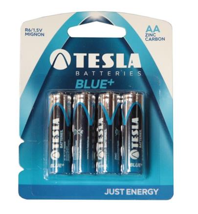Baterie Tesla AA zinko karbon 4ks