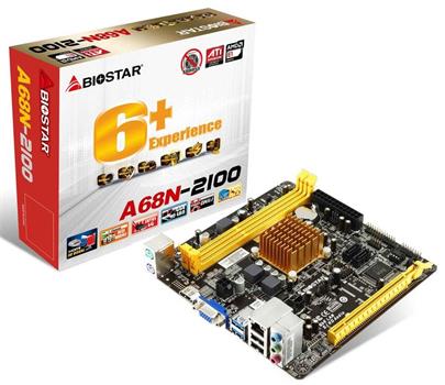 Biostar A68N-2100, MiniITX, DDR3 1333MHz, USB 3.0