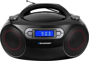 BLAUPUNKT Rádiomagnetofon BB18BK FM/CD/MP3/USB/AUX, budík