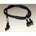 Broadcom cable 1.0 m SlimLine x8 (SFF-8654) to 2x SFF-8643