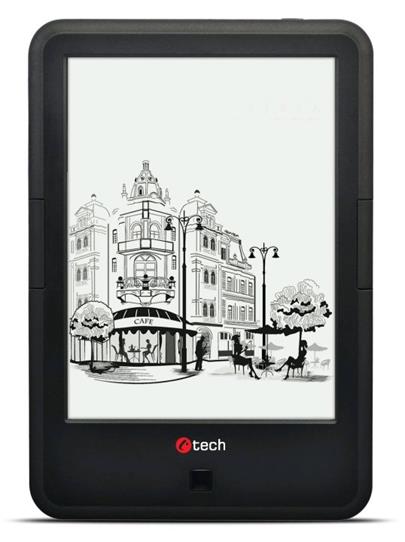 C-TECH E-book Lexis (EBR-61), dual core, Android 4.2, dotyková HD obrazovka s podsvícením, Wi-Fi, 8GB, černý + 100 knih