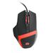 C-TECH herní myš Kyllaros (GM-07R), pro gaming, herní, červené podsvícení, 3200DPI, 7 tlačítek, programovatelná, USB