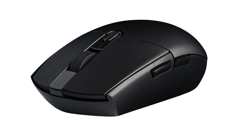C-TECH myš WLM-02, WLM-06S, černo-grafitová, bezdrátová, silent mouse, 1600DPI, 6 tlačítek, USB nano receiver
