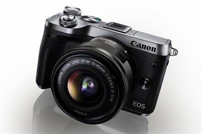 Canon EOS M6 Body Silver + EF-M 15-45 IS STM + EF-M 55-200