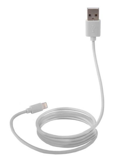 Canyon Lightning ultra kompaktní nabíjecí & synchronizační MFI kabel, Apple certifikát, délka 1m, bílý
