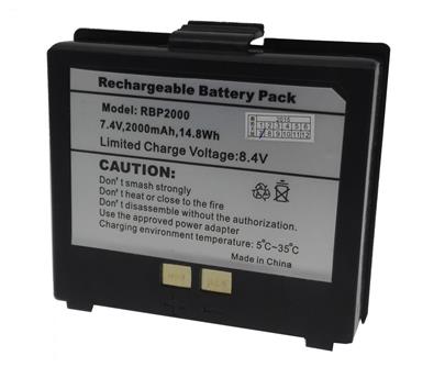 Cashino náhradní Li-ion baterie 2000mAh k přenosným tiskárnám PTP-II, PTP-III