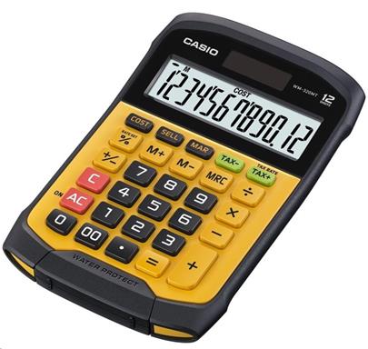 CASIO kalkulačka WM 320 MT, žlutočerná, stolní, dvanáctimístná