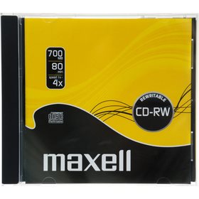 CD RW 80 4X 1PK JEWEL CD MAXELL vč.AP