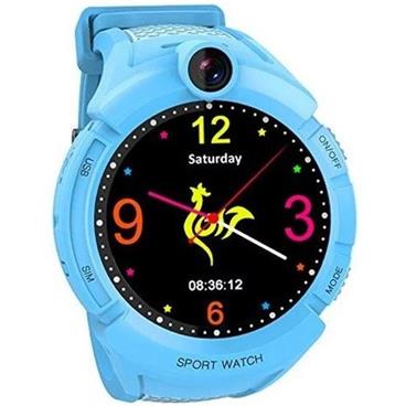 CEL-TEC Dětské hodinky s GPS lokátorem GW600 Blue/ 1,4" LCD/ modré