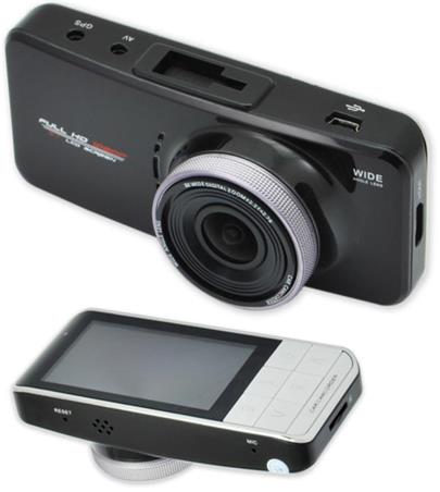 CEL-TEC E08s GPS - palubní kamera do auta 1080p, microSD/SDHC, WDR, 2.7" LCD, černá