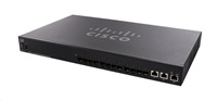 Cisco 550X Series SX550X-12F - Přepínač - L3 - řízený - 12 x 10 gigabitů SFP+ + 2 x combo 10 Gigabit SFP+ - desktop, Lze montovat