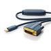 ClickTronic HQ OFC kabel Mini DisplayPort - DVI, zlacené kon., M/M, 3m