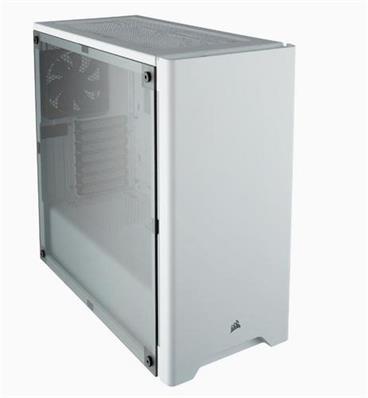 CORSAIR Carbide 275R Mid-Tower Gaming ATX White PC Case, bílý bez zdroje, 2x USB3, audio