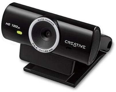 Creative WebCam Live! Cam Sync HD, 1280 x 720, černá, mikrofon