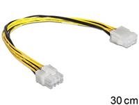 Delock Cable Power 8 pin EPS Extension male > female, 30cm