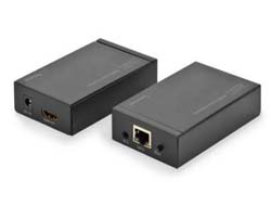 Digitus HDMI Video Extender over Cat5 with IR Control, up to 120 m (CAT5e/CAT6), resolution up to 1080p, supports 3D, bl