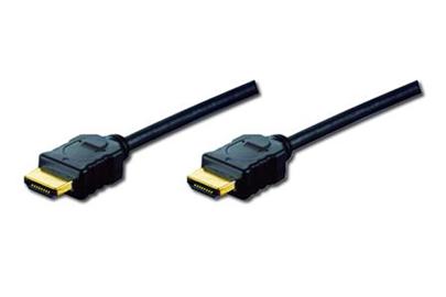Digitus Highspeed Ethernet HDMI( 1,4 ) propojovací kabel , AWG 30, 5m, pozl. kontakty