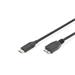 Digitus Připojovací kabel USB typu C, typ C na micro B M/M, 1,0 m, Gen2, 3A, 10 GB, verze 3.1, CE, bl