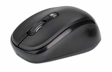 Dual-Mode Mouse, Bluetooth 4.0, 2.4 GHz Wireless, 800/1200/1600 dpi, Three Buttons With Scroll Wheel