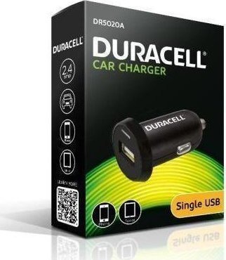Duracell - USB Auto-nabíječka černá