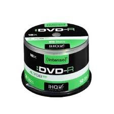 DVD-R Intenso [ cake box 50 | 4.7GB | 16x ]