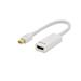 Ednet DisplayPort adapter cable, mini DP - HDMI type A, M/F, 0.15m, DP 1.1a compatible, UL, CE, wh, gold