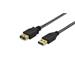 Ednet Prodlužovací kabel USB 3.0, typ A M / F, 1,8 m, kompatibilní s USB 3.0, bavlna, zlato, bl