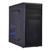EUROCASE MC X203 EVO black, micro tower, without fans, 2x USB 2.0, 1x USB 3.0 (without splitter)