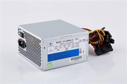 EUROCASE zdroj 450W s PFC (ventilátor 12 cm) 20/24pin, 4pin P4, SATA, 6pin PCIE, s termoregulací, aktivní PFC, ErP 2013 <0.5W, ty