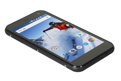 EVOLVEO StrongPhone G4, vodotěsný odolný Android Quad Core smartphone, hybridní dual SIM, Android 7.0 Nougat