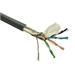 FTP kabel LYNX Cat5E, venkovní PE, dvojitý plášť, 305m cívka, černý