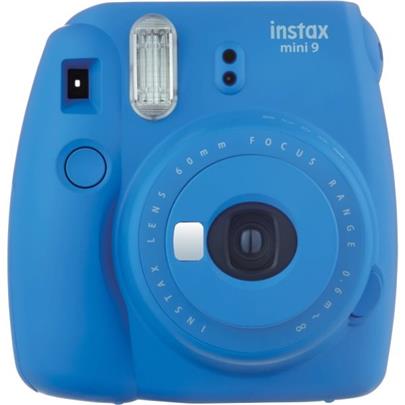 Fujifilm INSTAX MINI 9 camera big bundle (+ 1x10 film + case) - Cobalt Blue
