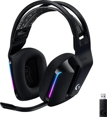 G733 LIGHTSPEED Wireless RGB Gaming Headset - BLACK - EMEA