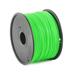 GEMBIRD 3D PLA plastové vlákno pro tiskárny, průměr 1,75 mm, zelené, 3DP-PLA1.75-01-G
